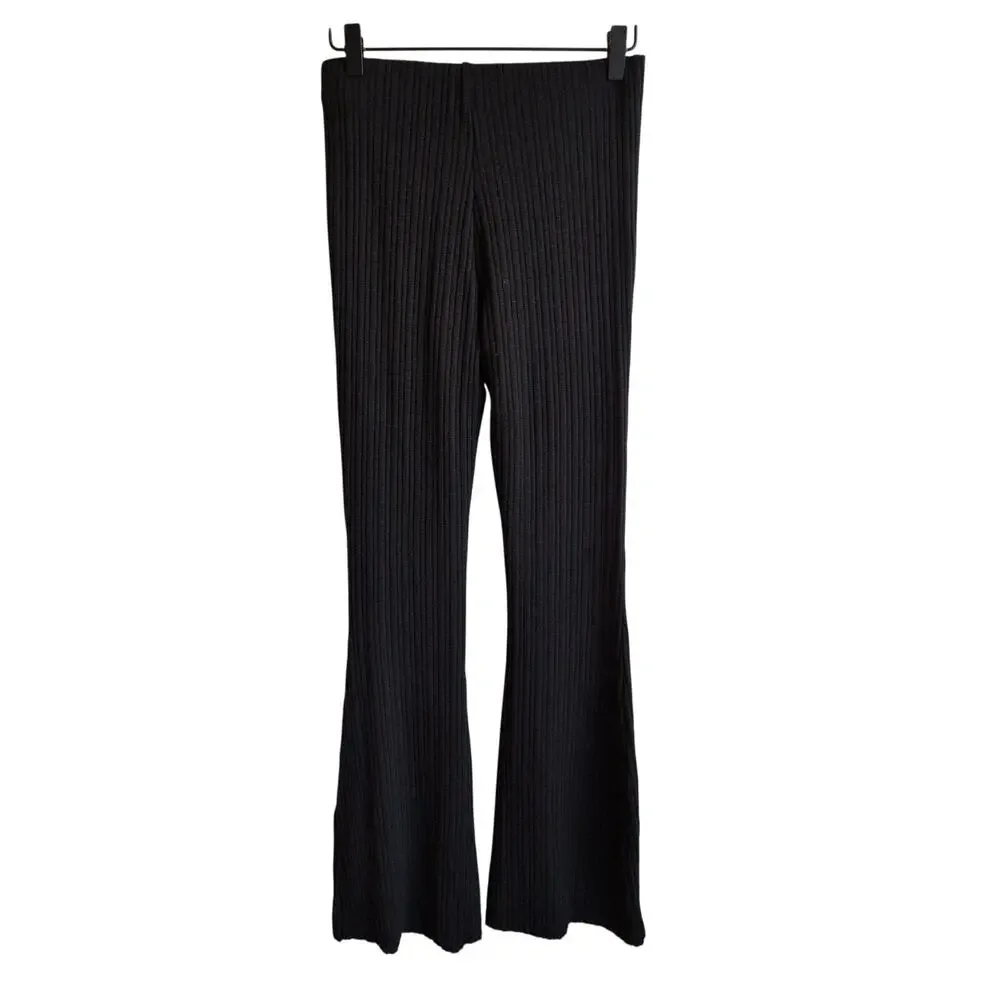 Pacsun Ribbed Flare Pants size Large NWT - Picture 3 of 4